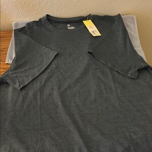 All In Motion Blue Charcoal Short Sleeve Tee